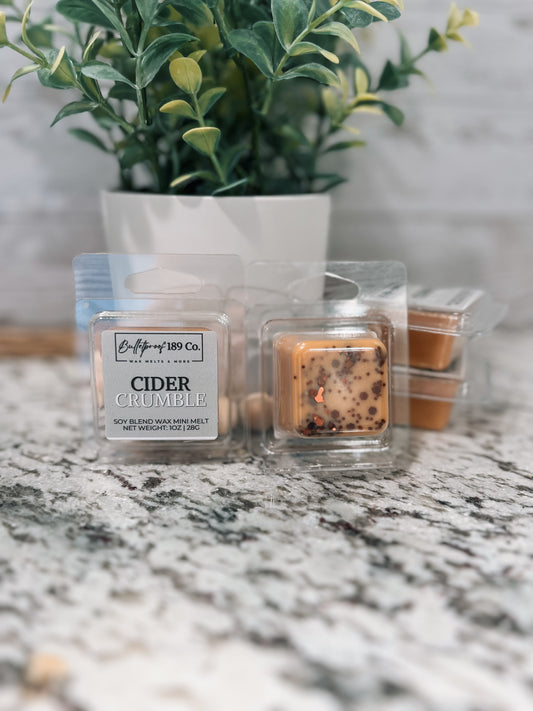 Mini Cider Crumble | Soy Blend Wax Melt