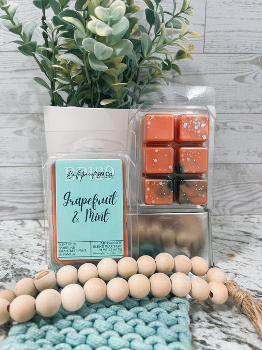 Grapefruit & Mint | Soy Blend Wax Melt